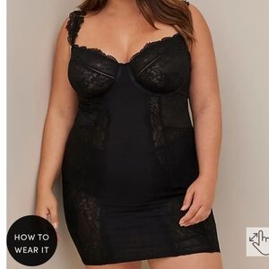 🆕️💋 BLACK LACE UNDERWIRE UNLINED CHEMISE💋